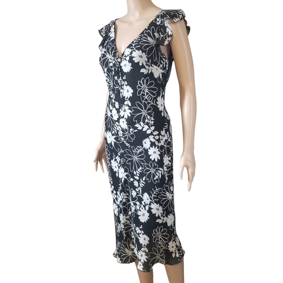 Vintage Smart Set Floral Midi Dress - Picture 3 of 8